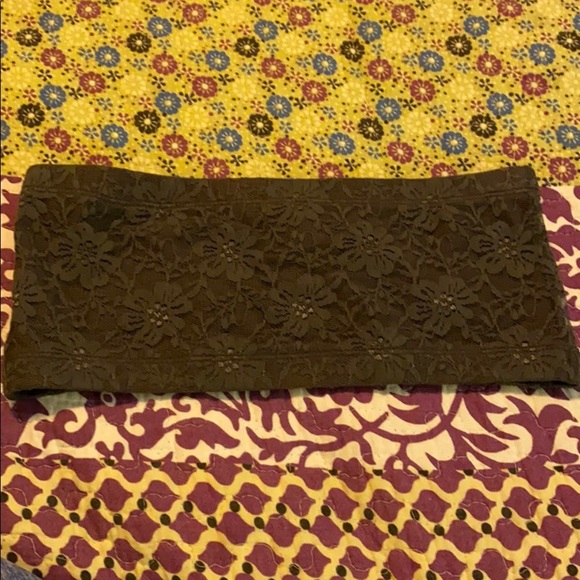 Grey lace bandeau by Zenana outfitters size small - Picture 1 of 5
